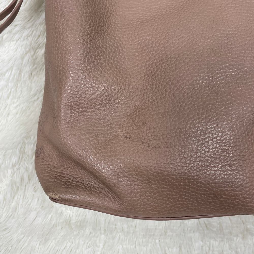 All Saints Leather Kita‎ Crossbody Bag Purse Beige Taupe - Picture 5 of 16